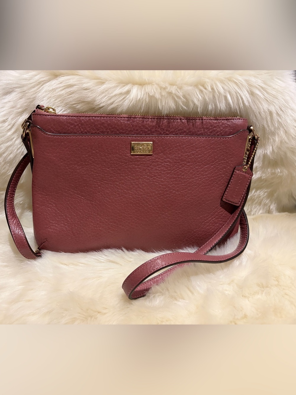 Coach Madison Leather East West Swingpack